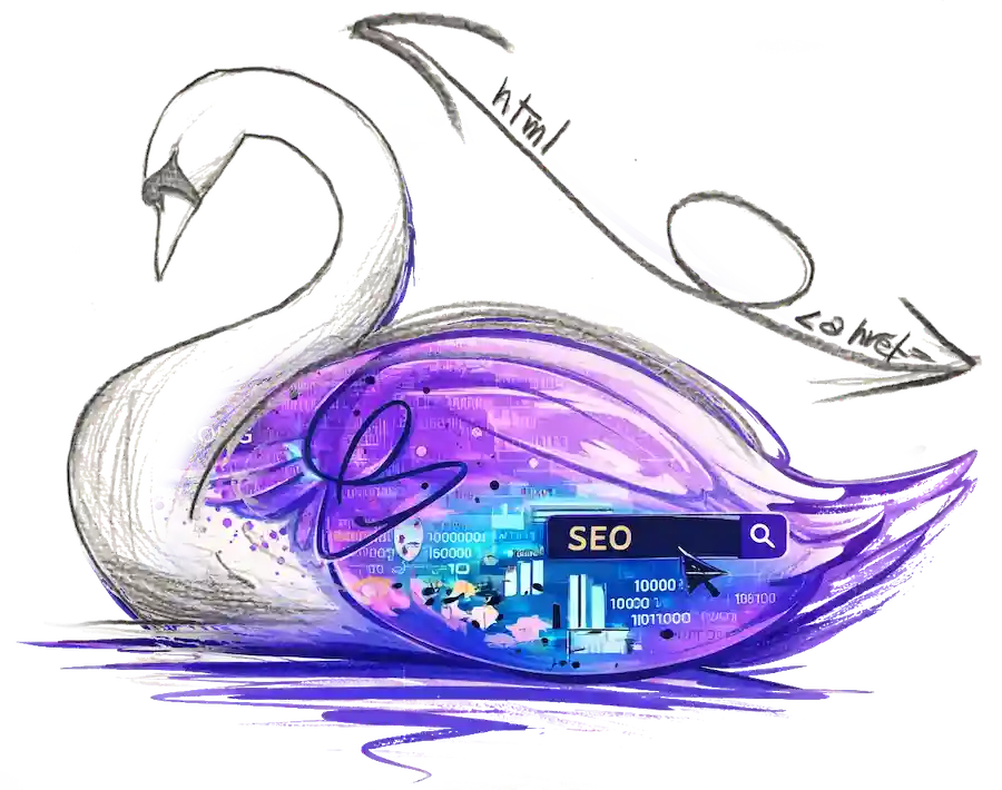 Identità Il cigno digitale siti web e SEO a Como 